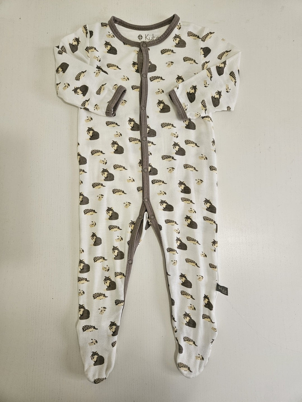 Kyte Baby • Woodland Clay Retired Print Bamboo Sleeper 3-6 Months